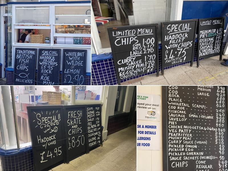 Peter's Fish Factory Margate Menu