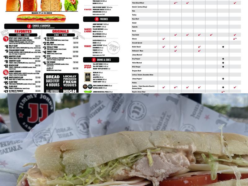 Jimmy John's Menu