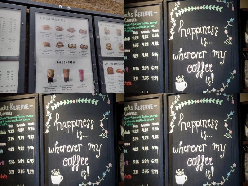 Starbucks Menu