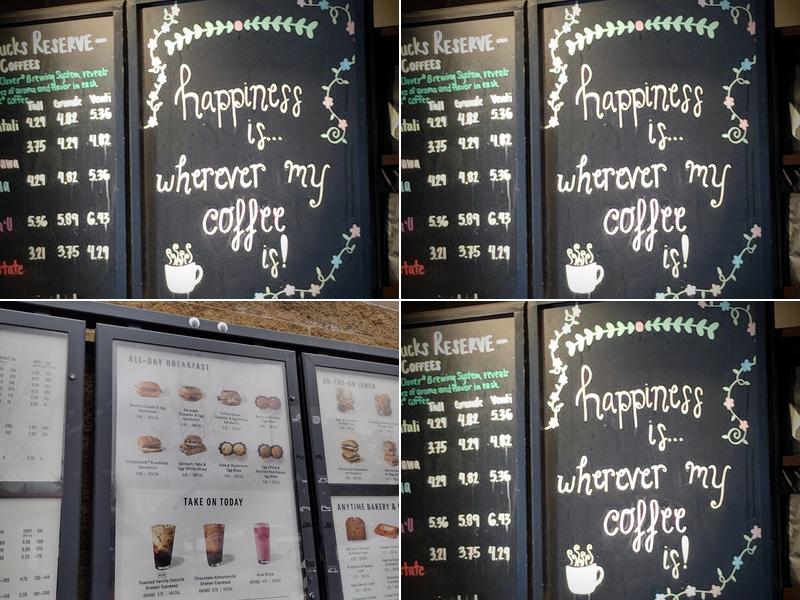 Starbucks Menu