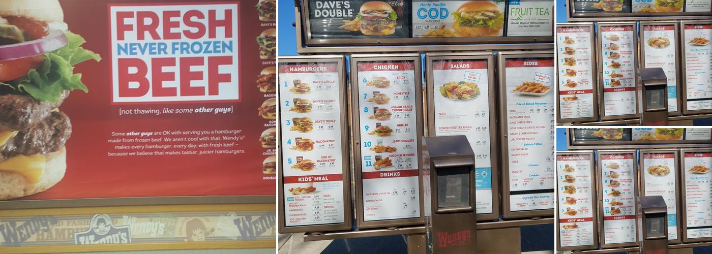 Wendy's Menu