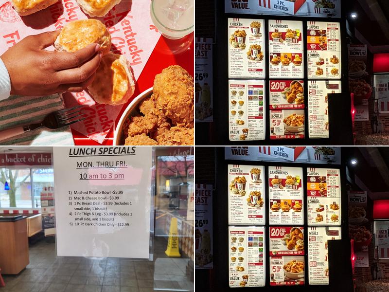 KFC Menu
