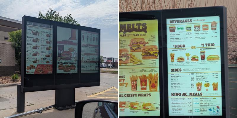Burger King Menu