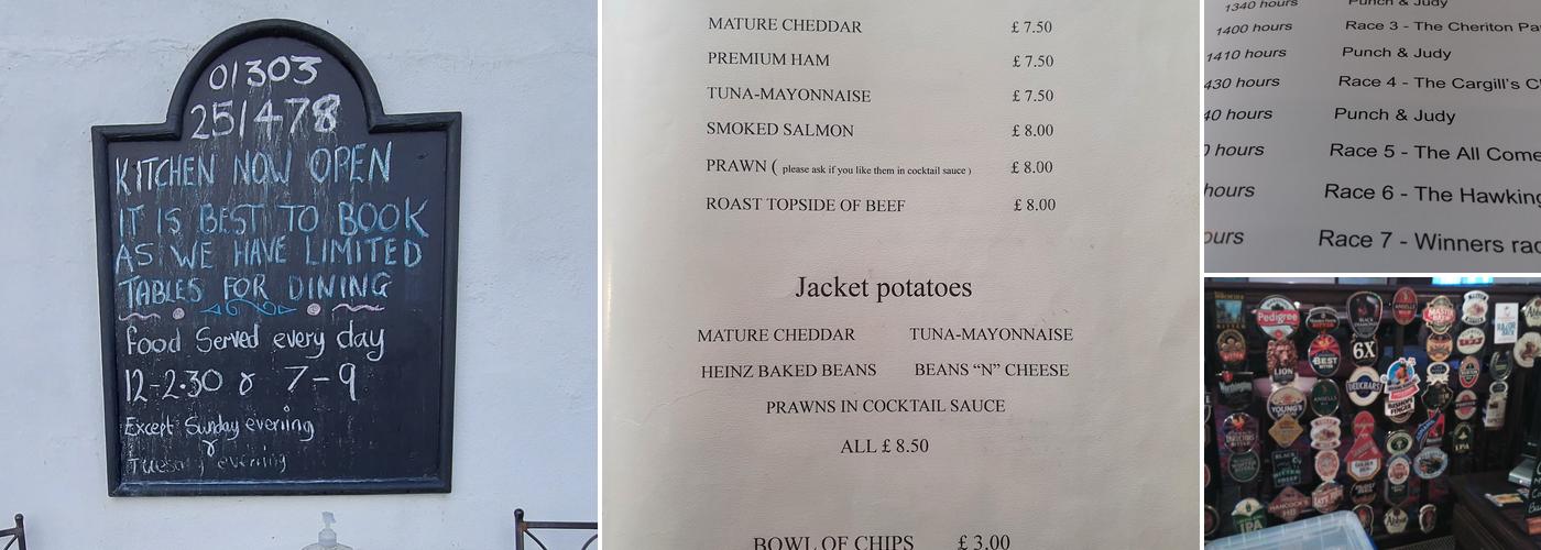 The British Lion Menu