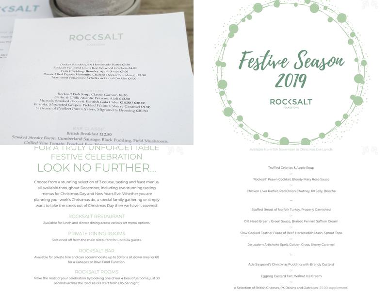 Rocksalt Menu