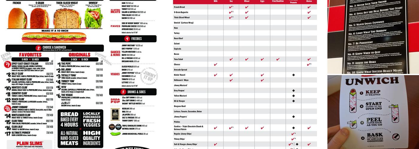 Jimmy John's Menu