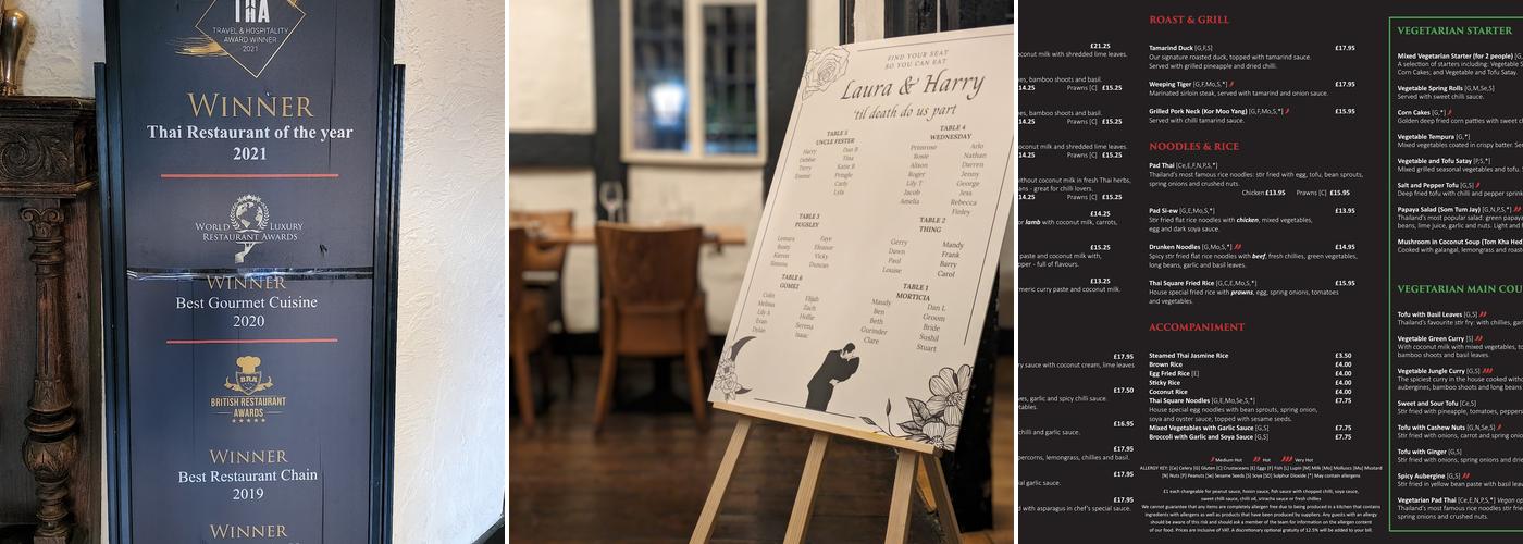 Thai Square St Albans Menu