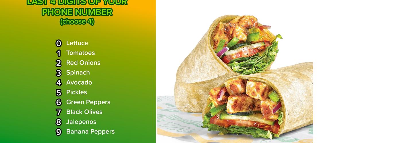Subway Menu