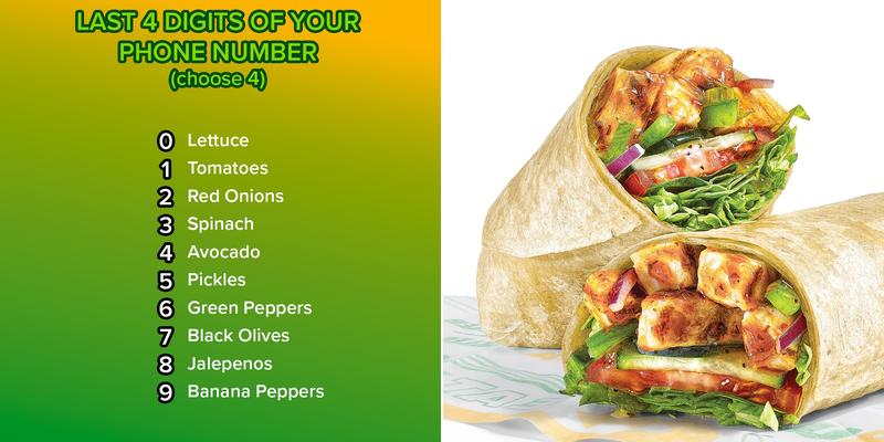 Subway Menu