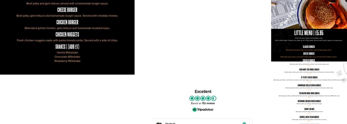 The Meating Room St Albans Menu