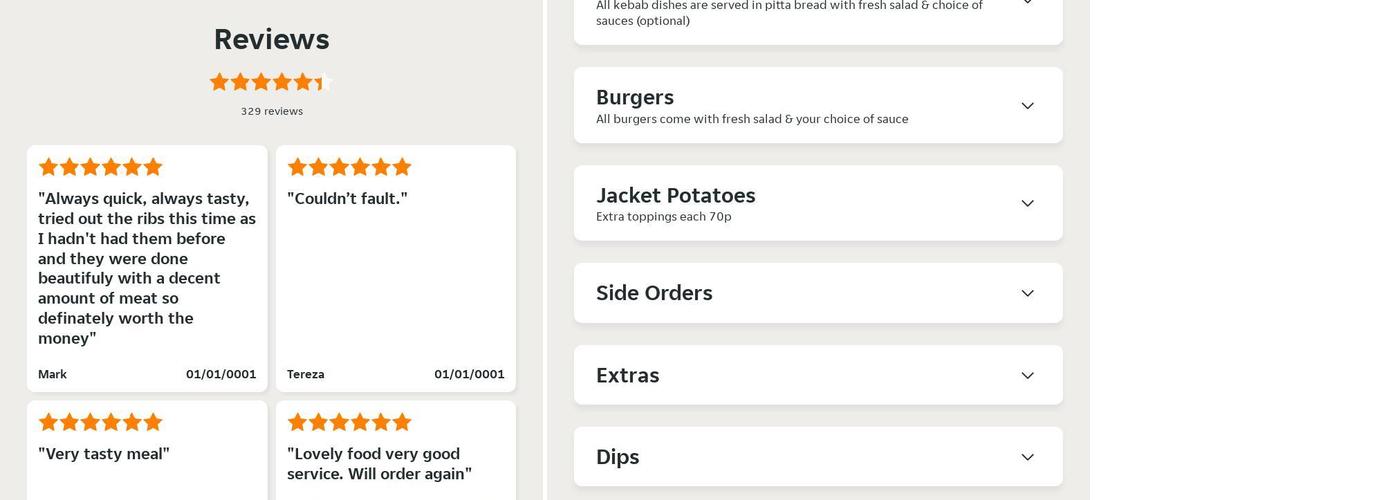 Times Square Pizza Menu