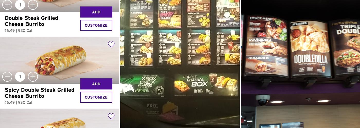 Taco Bell Menu
