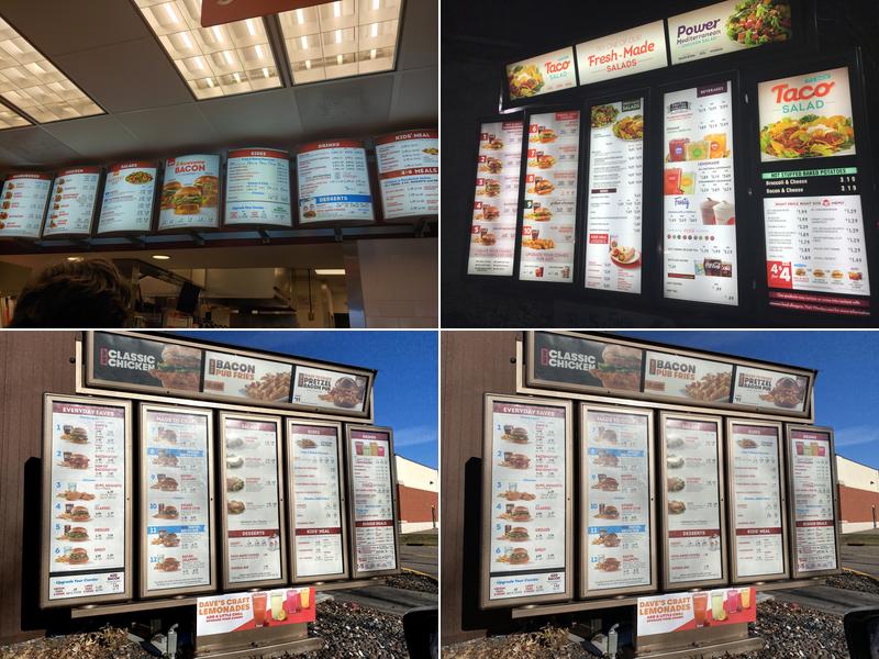 Wendy's Menu