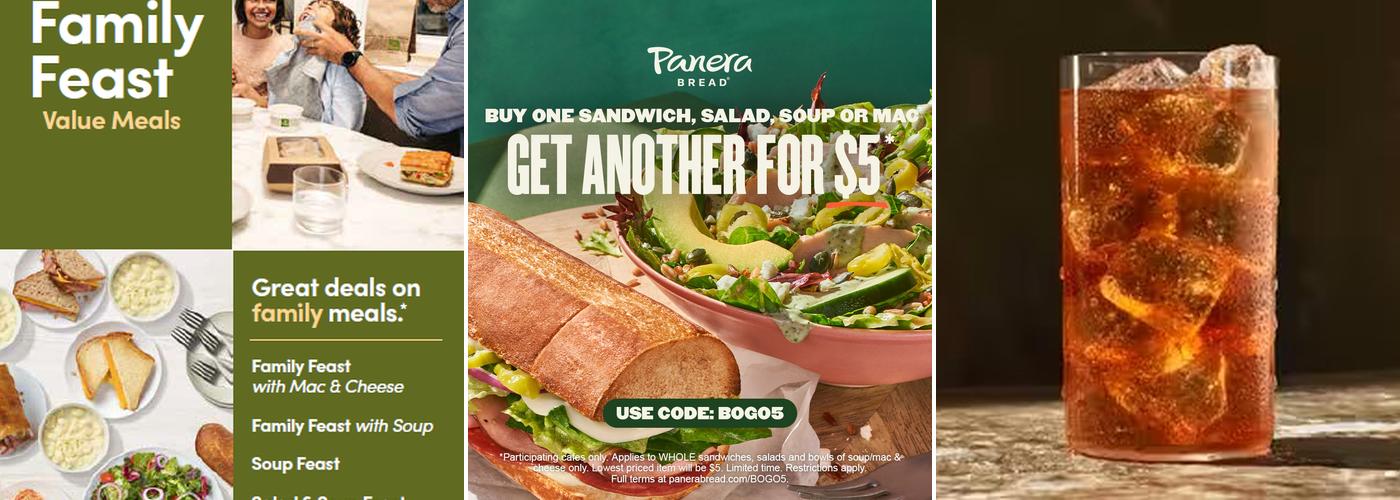 Panera Bread Menu