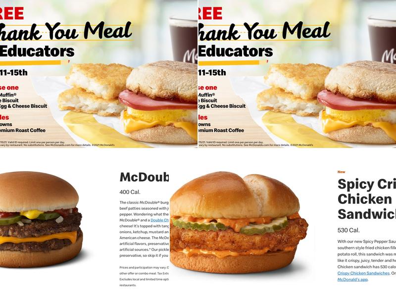 McDonald's Menu