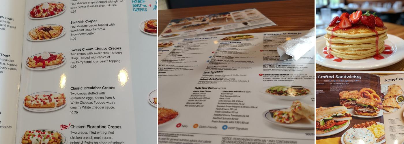IHOP Menu