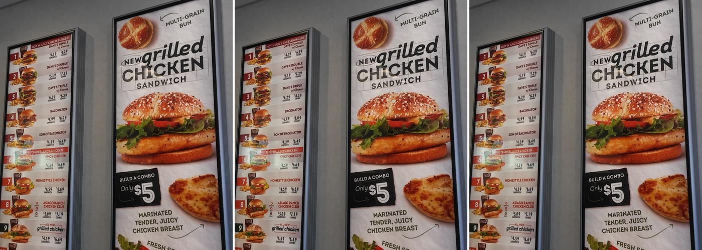 Wendy's Menu