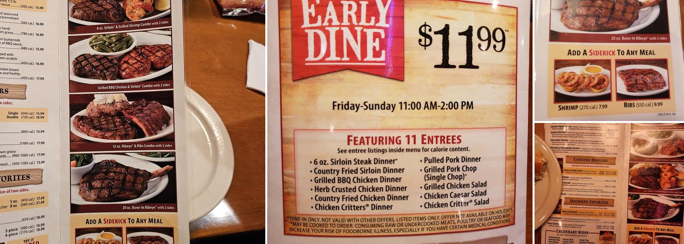 Texas Roadhouse Menu