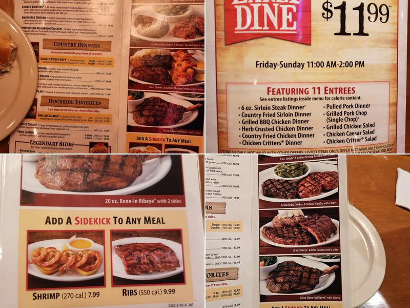 Texas Roadhouse Menu