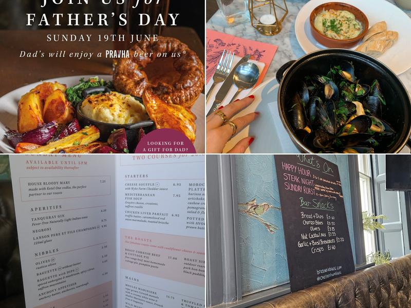 Brasserie Blanc Menu