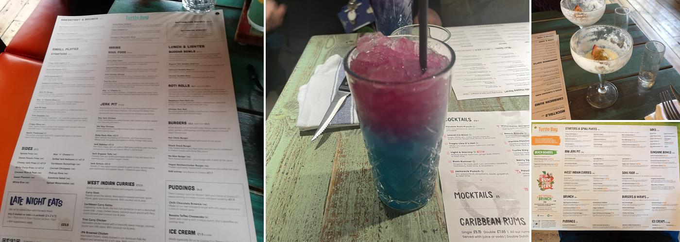 Turtle Bay Cheltenham Menu