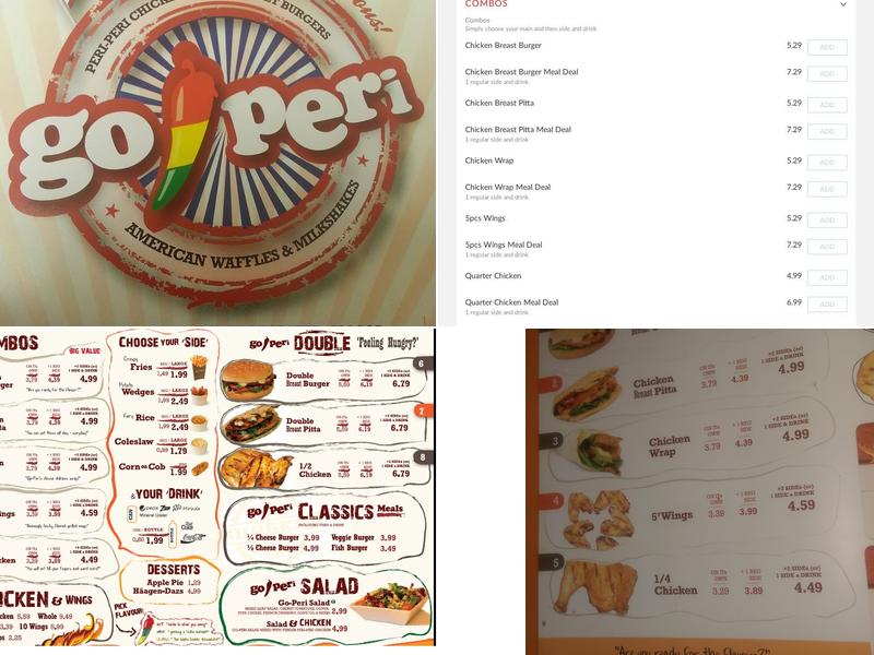 Go Peri (Cheltenham) Menu