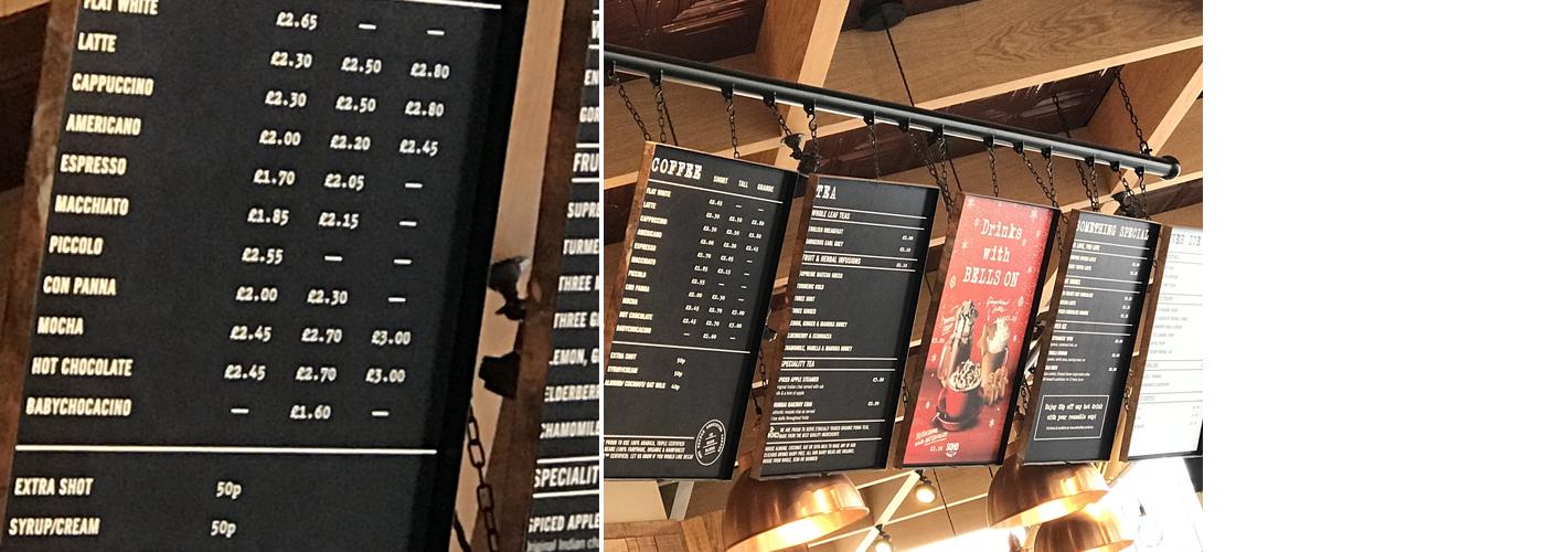 SOHO Coffee Co. Menu