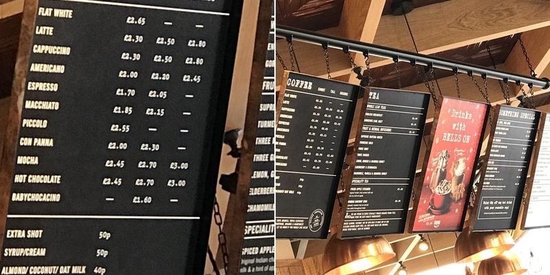 SOHO Coffee Co. Menu