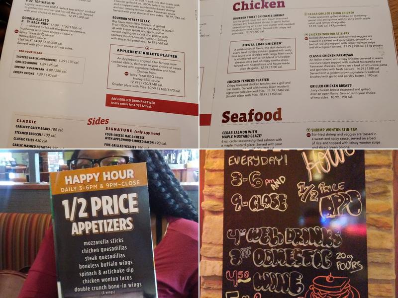 Applebee's Grill + Bar Menu