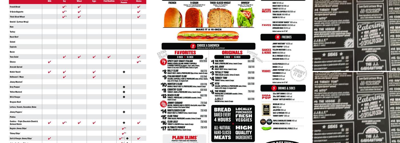 Jimmy John's Menu