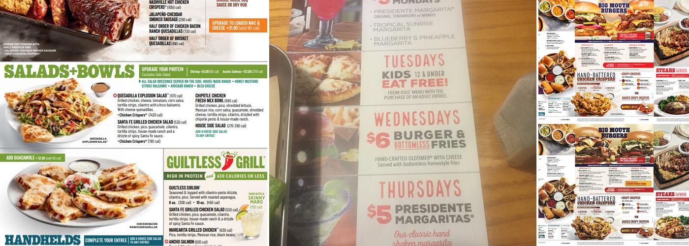 Chili's Grill & Bar Menu