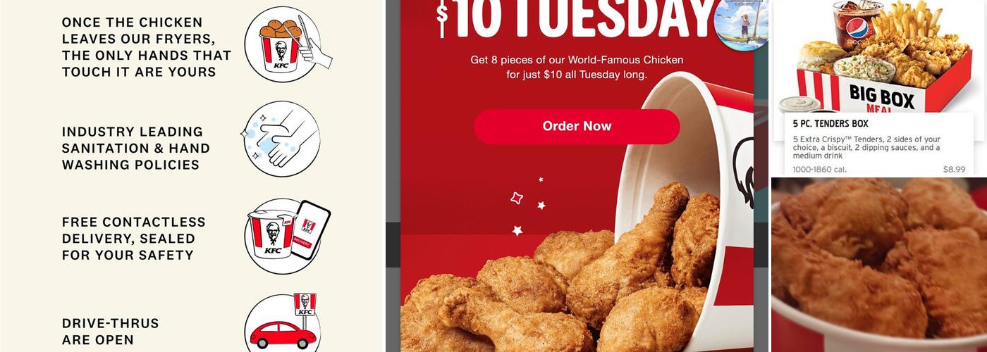 KFC Menu