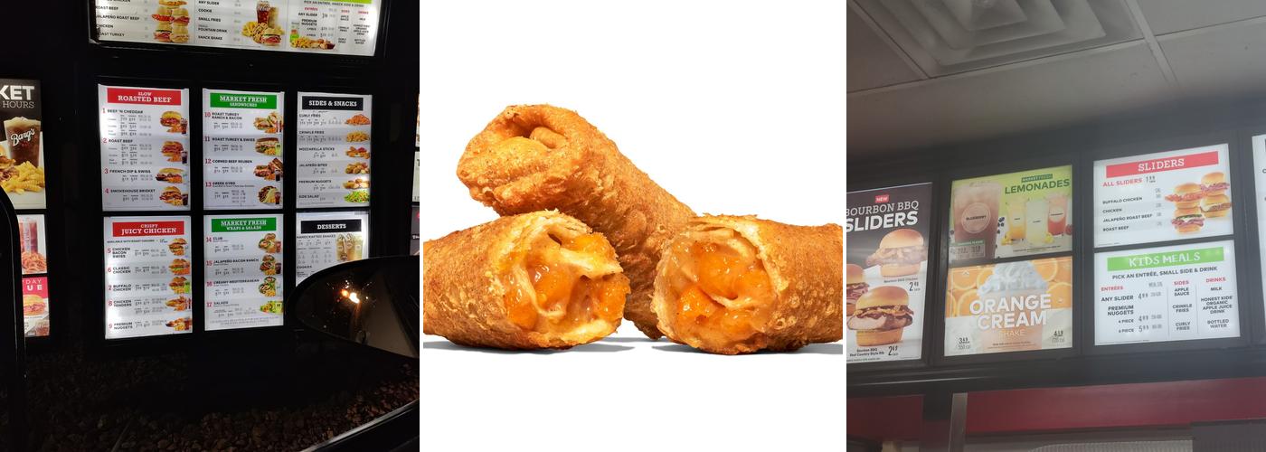 Arby's Menu