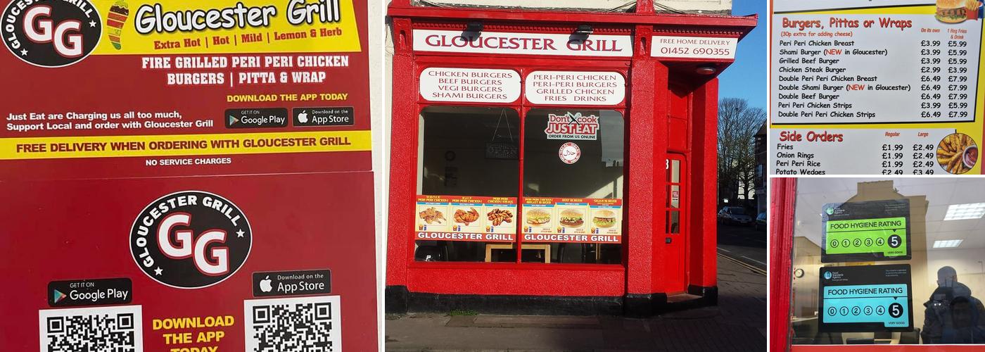 Gloucester Grill Menu