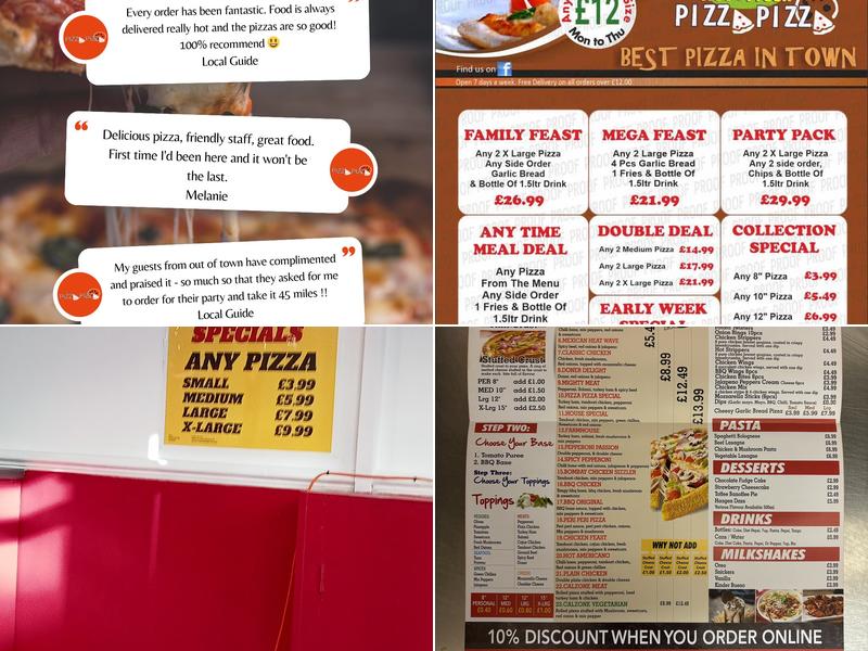 Pizza Pizza Menu