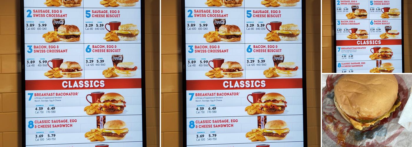 Wendy's Menu