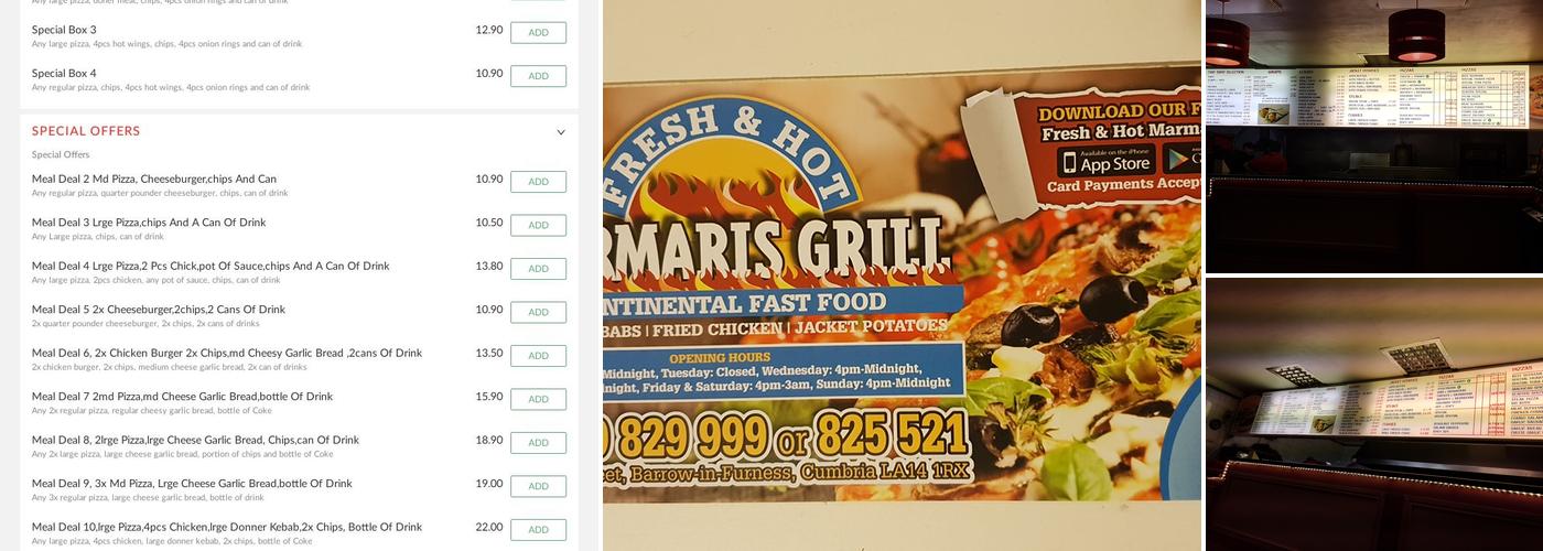 Marmaris Grill Menu