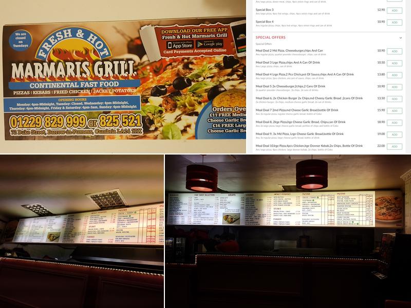 Marmaris Grill Menu
