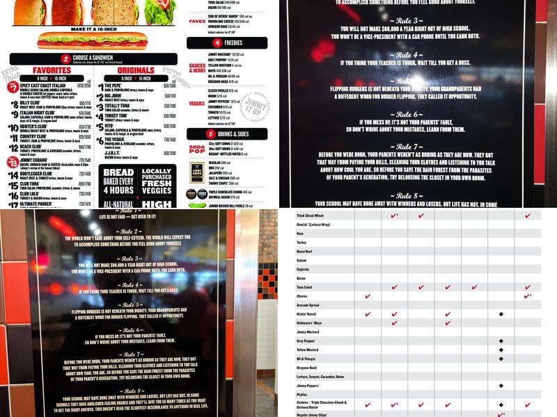 Jimmy John's Menu