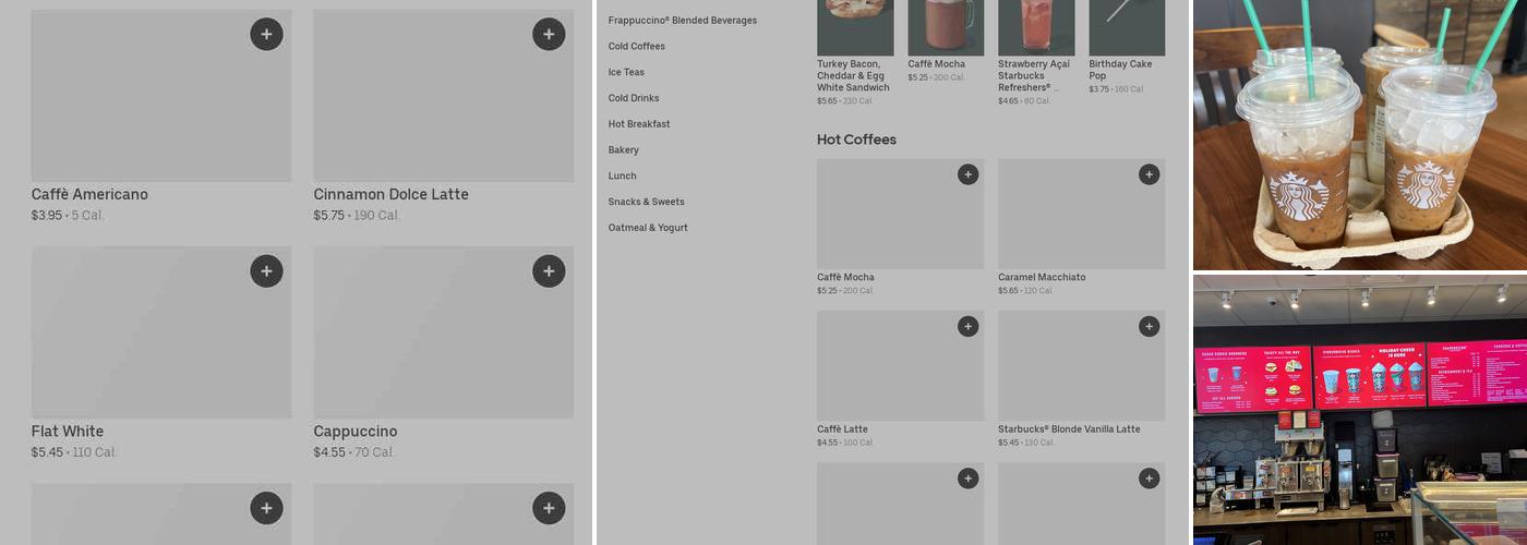 Starbucks Menu