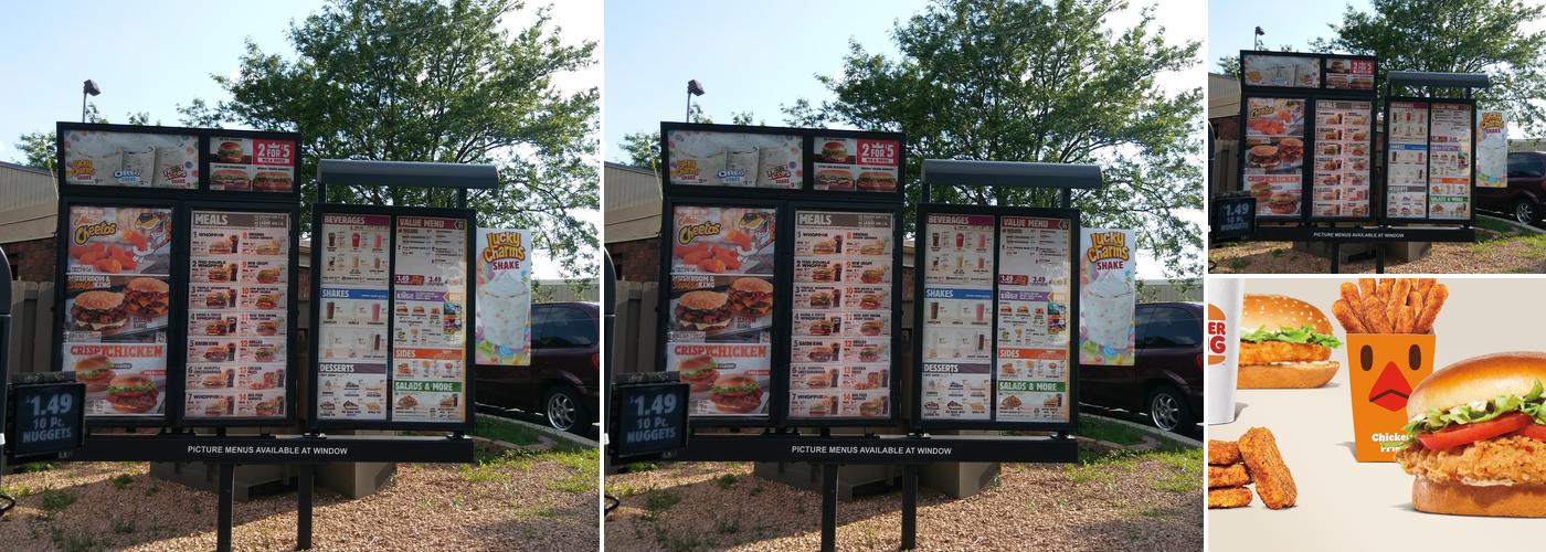 Burger King Menu