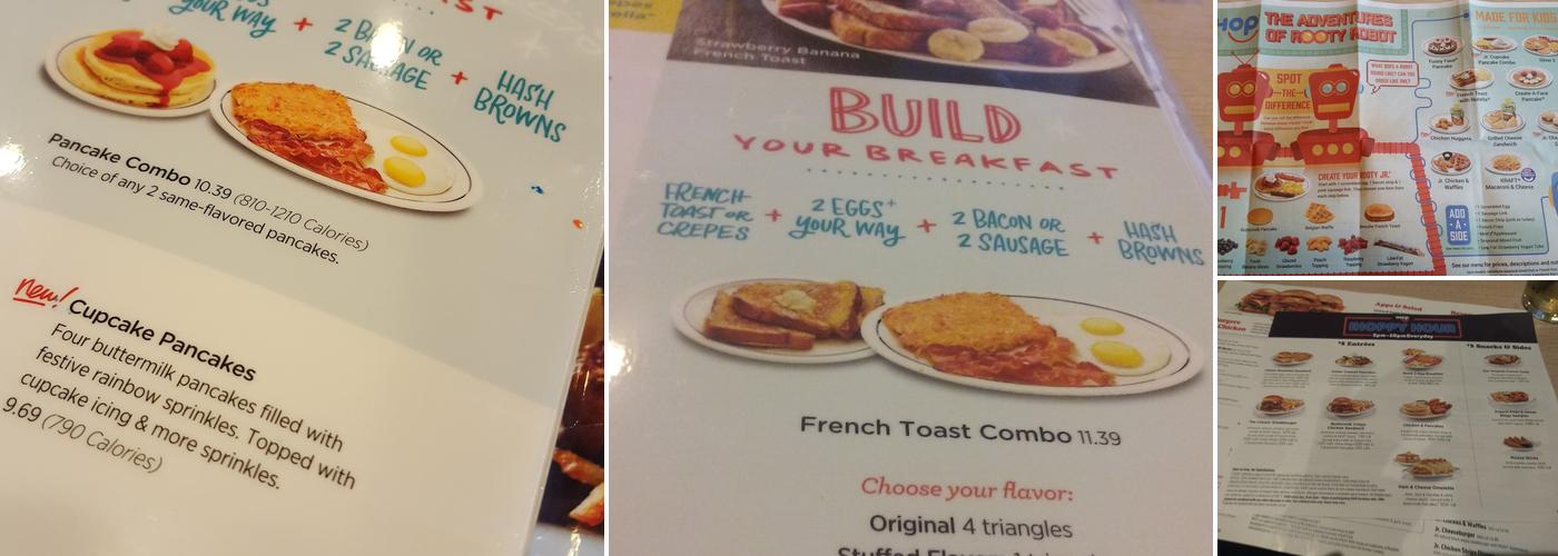 IHOP Menu