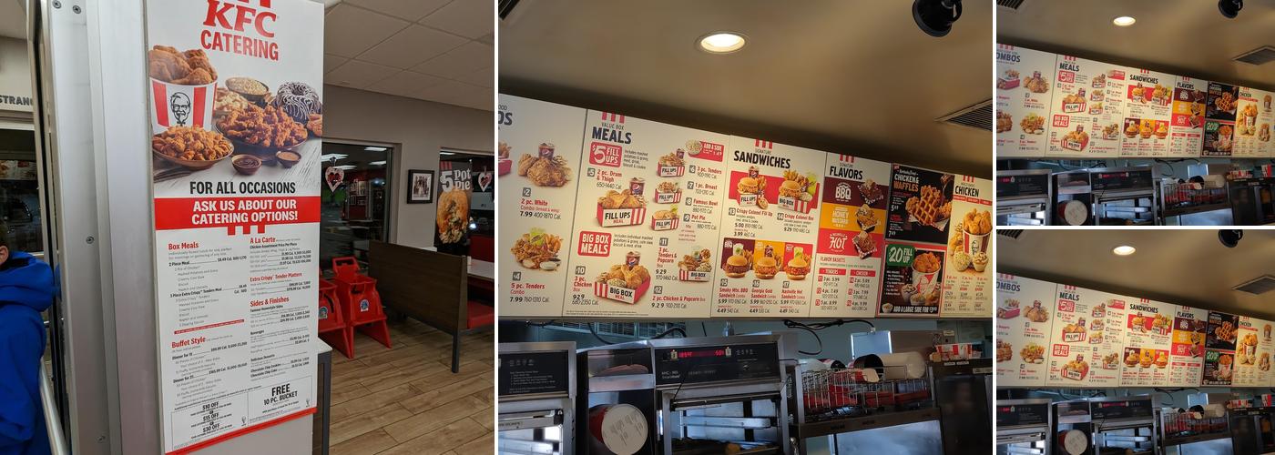 KFC Menu