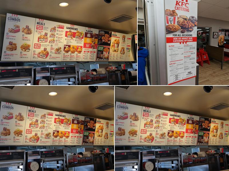 KFC Menu