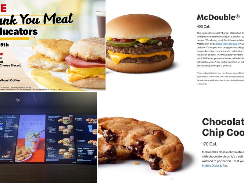 McDonald's Menu
