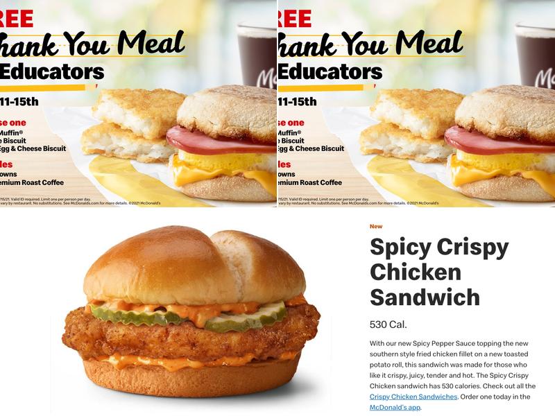 McDonald's Menu