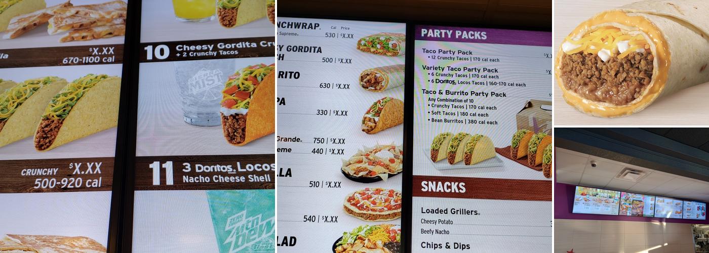 Taco Bell Menu