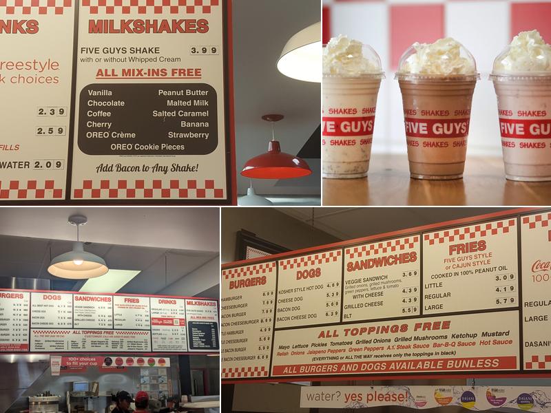 Five Guys Menu