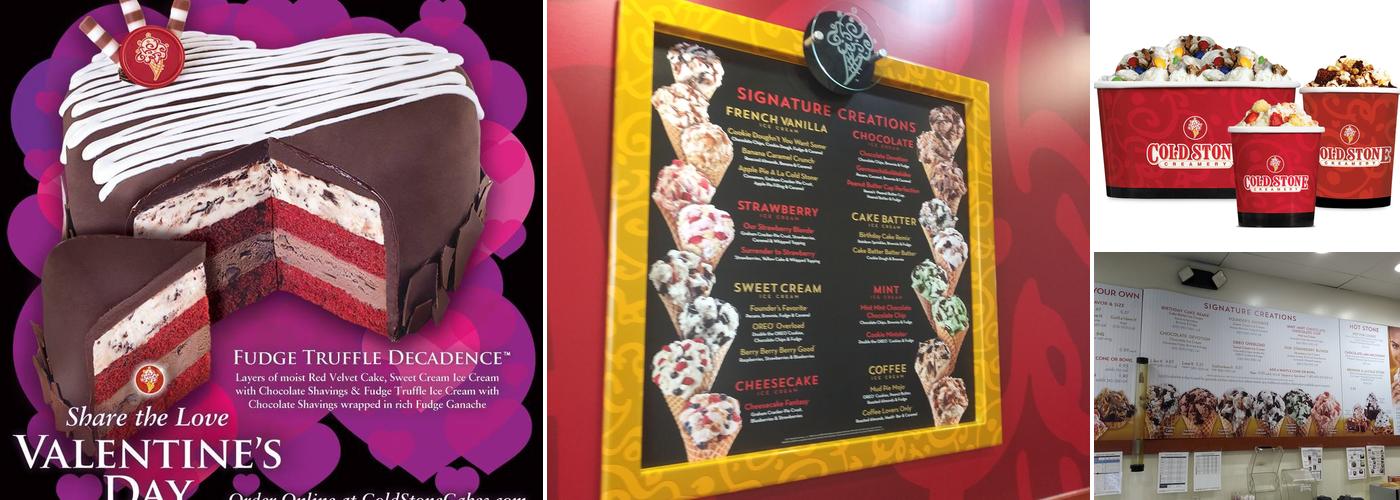 Cold Stone Creamery Menu