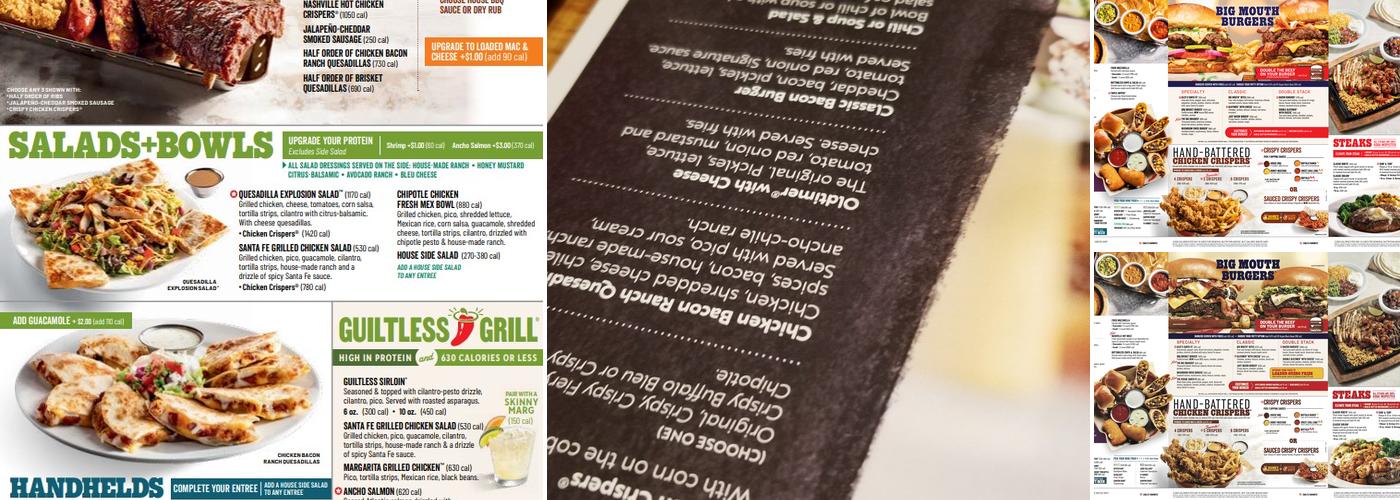 Chili's Grill & Bar Menu